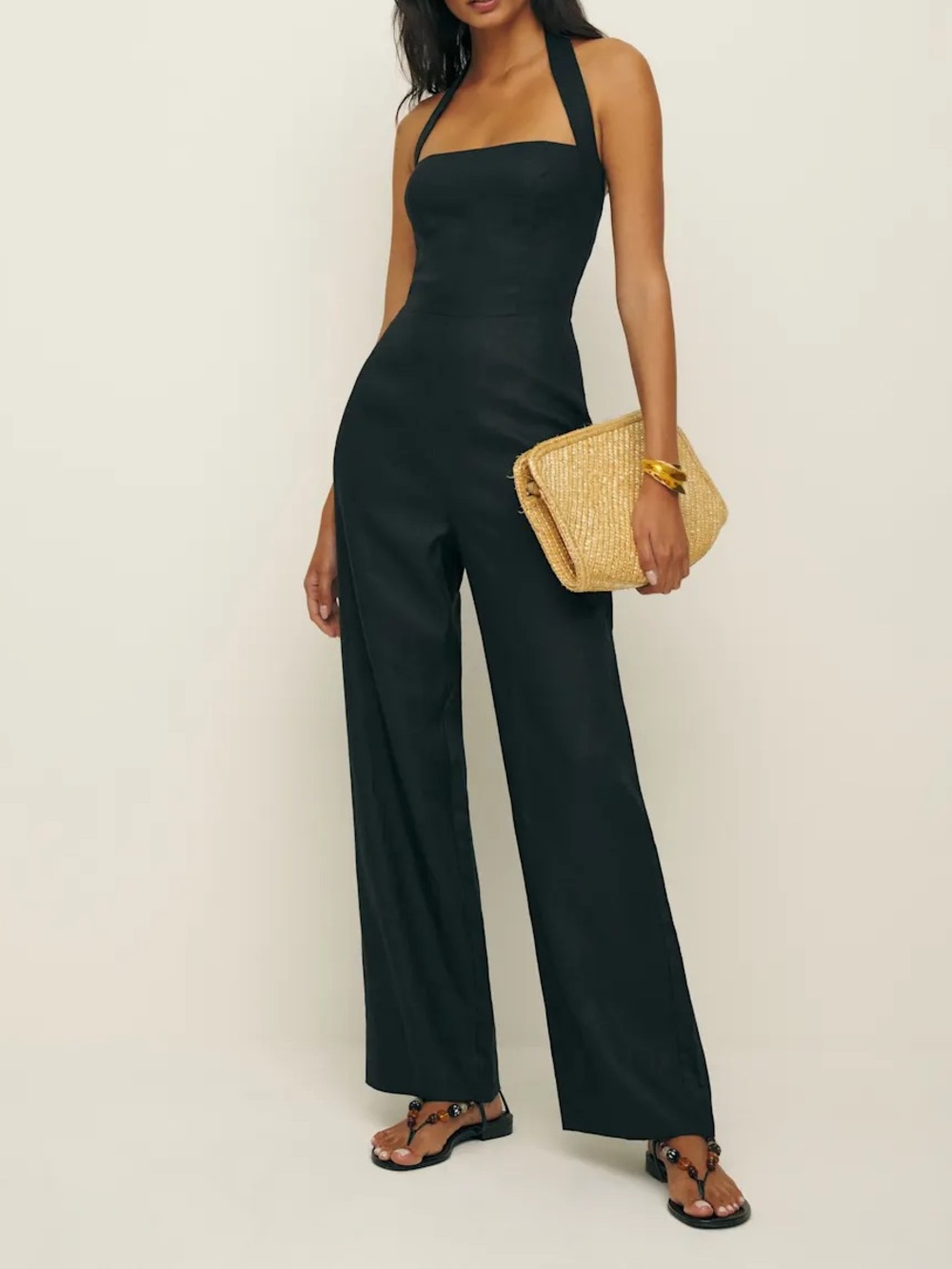 Reformation Malika Linen Jumpsuit